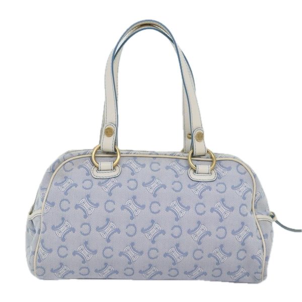 CELINE C Macadam Canvas Hand Bag Light Blue 75688 Hot on Sale