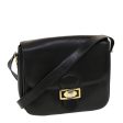 CELINE Horse Carriage Shoulder Bag Leather Black rd5252 Online Sale