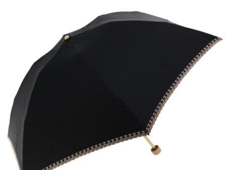 CELINE Macadam Canvas Folding Umbrella Nylon Black yk7406B For Discount