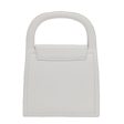 CELINE Hand Bag Leather White Gold 91010 Hot on Sale