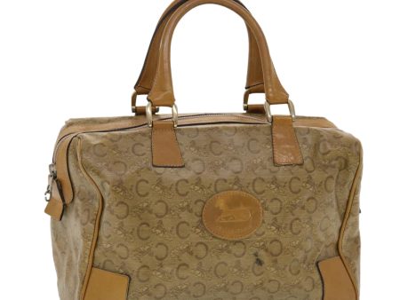 CELINE C Macadam Canvas Boston Bag Brown bs5755 Supply