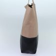 CELINE Horizontal Cabas Tote Bag Leather Beige Black fm3340 Cheap