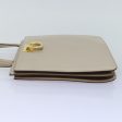 CELINE Hand Bag Leather Beige 75396 Discount