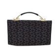 CELINE C Macadam Canvas Hand Bag Navy 72328 on Sale