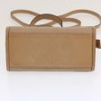 CELINE Hand Bag Leather 2way Beige 69861 Supply