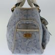 CELINE C Macadam Canvas Boogie Hand Bag Light Blue bs12768 Sale