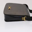 CELINE Horse Carriage Shoulder Bag Leather Black bs6574 For Cheap