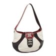 CELINE Hand Bag Leather 2002 World Cup Limited White Silver yk14924 For Sale