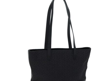 CELINE C Macadam Canvas Tote Bag Black mr122 For Cheap