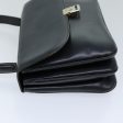 CELINE Hand Bag Leather Navy 76089 Cheap