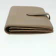 CELINE Long Wallet Leather Beige 43575 For Discount