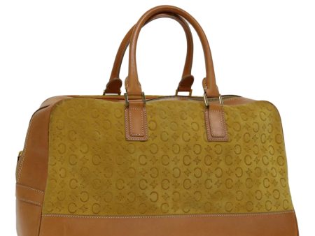 CELINE C Macadam Canvas Hand Bag Yellow 69573 Online