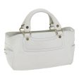 CELINE Boogie bag Hand Bag Leather White Gold fm3803 For Sale