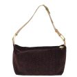 CELINE C Macadam Canvas Shoulder Bag Wine Red bs11004 on Sale