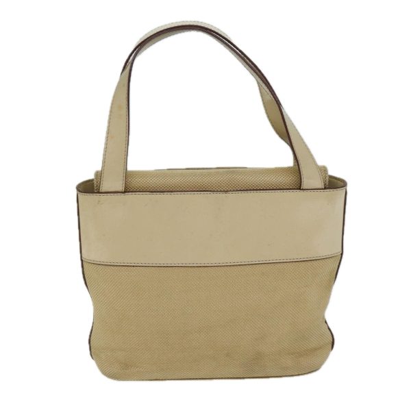 CELINE Hand Bag Canvas Beige 77718 Online Sale