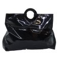 CELINE Hand Bag Patent leather Black 71034 Online Hot Sale