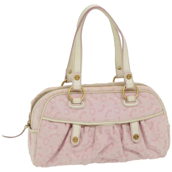 CELINE C Macadam Canvas Shoulder Bag Pink yk10678 Hot on Sale