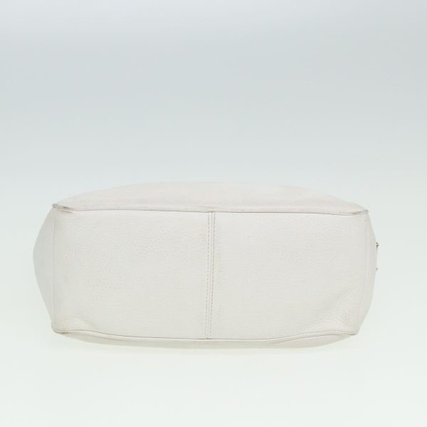 CELINE Boogie bag Hand Bag Leather White yk13610 Online Sale