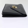 CELINE Clutch Bag Leather Black bs14709 Discount