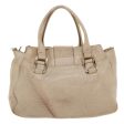 CELINE Hand Bag Leather 2way Beige 39619 Online Sale