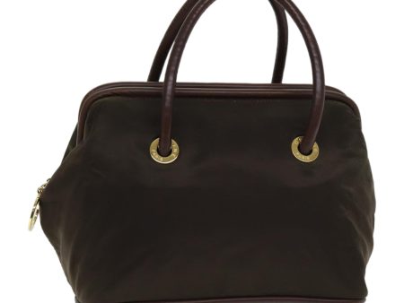 CELINE Hand Bag Nylon Brown bs15033 on Sale