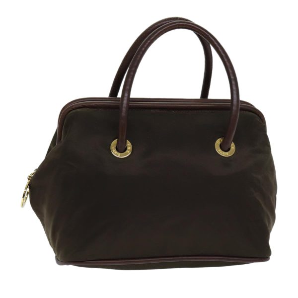 CELINE Hand Bag Nylon Brown bs15033 on Sale