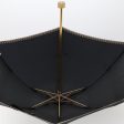 CELINE Macadam Canvas Folding Umbrella Nylon Black yk7406B For Discount