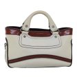 CELINE Hand Bag Leather White 76849 For Sale