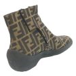 FENDI Short boots Zucca Canvas Black Brown  fm1115 Hot on Sale