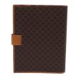 CELINE Macadam Canvas Agenda Day Planner Cover PVC Brown 85340 For Discount