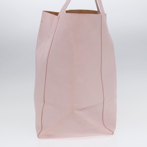 CELINE Horizontalkava Tote Bag Leather Pink Gold 88614 Online