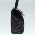 CELINE Hand Bag Leather Black Gold 90389 Fashion