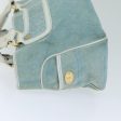 CELINE Hand Bag Suede Blue 79185 For Discount