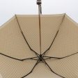 CELINE Macadam Canvas folding Umbrella Nylon Beige bs9906 Supply