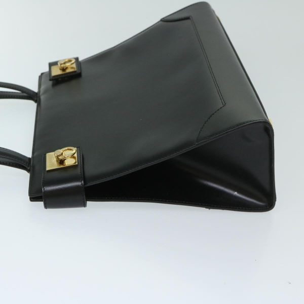 CELINE Hand Bag Leather Black 69373 For Cheap