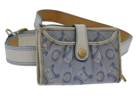 CELINE C Macadam Canvas Waist bag Blue yk11883 Online Hot Sale