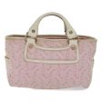 CELINE C Macadam Canvas Hand Bag Pink 71536 on Sale