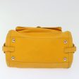 CELINE Hand Bag Leather Yellow fm3342 Hot on Sale