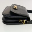 CELINE Horse Carriage Shoulder Bag Leather Navy rd5253 Cheap