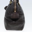 CELINE Hand Bag Leather Brown bs15316 For Sale