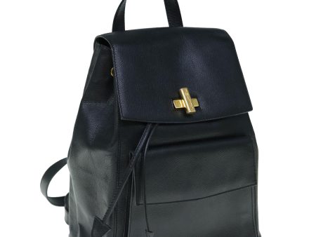 CELINE Macadam Backpack Leather Black hk993 Sale