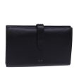 CELINE Large Strap Wallet Leather Black bs15228 Online Hot Sale