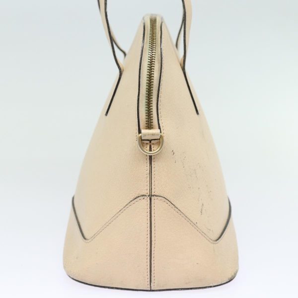 CELINE Hand Bag Leather Beige 80891 For Cheap