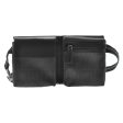 FENDI Zucca Leather Waist Bag Leather Black  am1321s Online