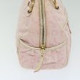 CELINE C Macadam Canvas Shoulder Bag Pink yk10678 Hot on Sale