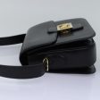 CELINE Horse Carriage Shoulder Bag Leather Black ki4569 For Discount