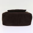 CELINE Hand Bag Suede Leather Brown 56762 Supply