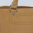 CELINE Boogie Hand Bag Leather Beige hk1218 Cheap