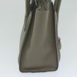 CELINE Luggage Micro Shopper Tote Bag Leather Gray 62915A Cheap