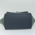 CELINE Hand Bag Suede Leather Navy hk1003 Hot on Sale